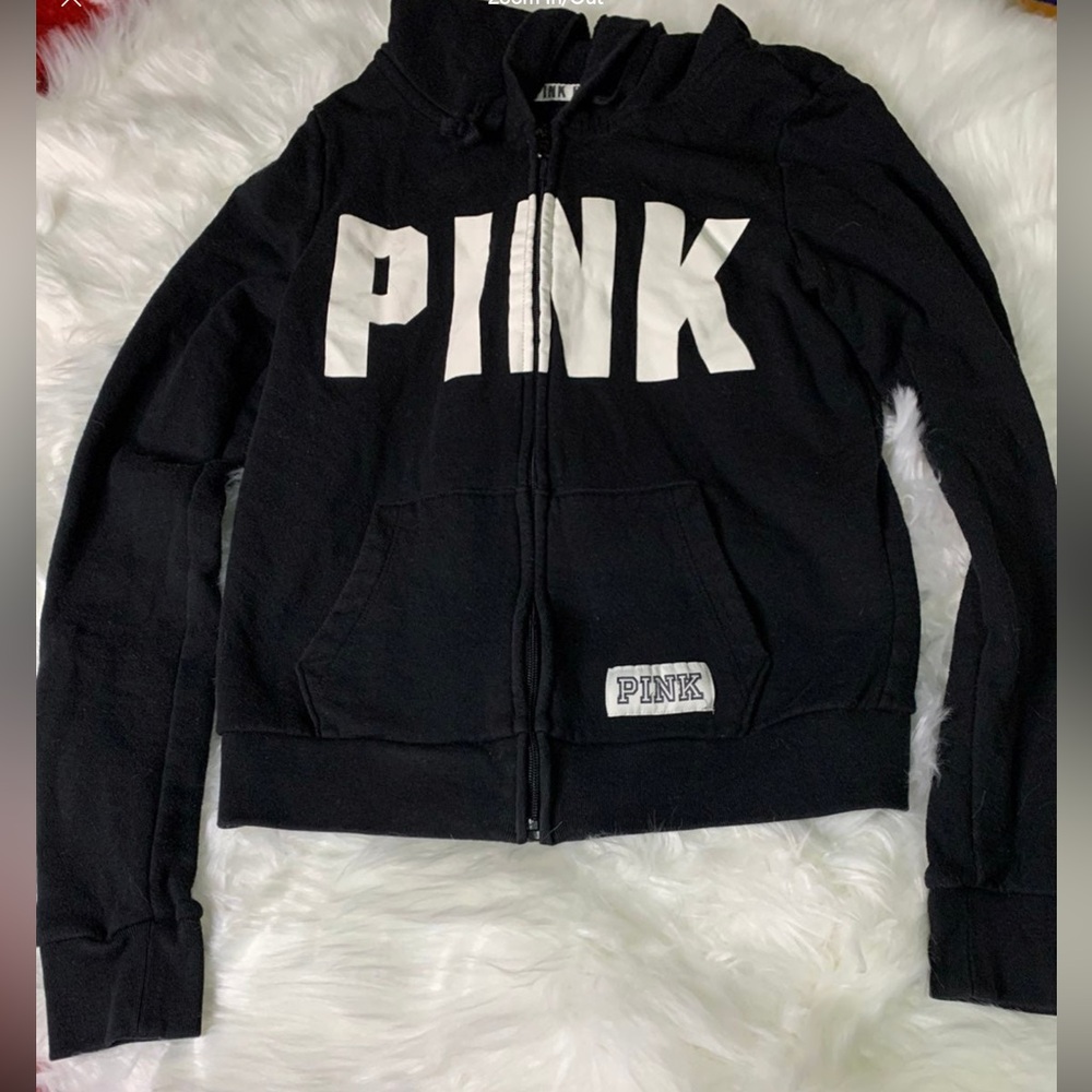 PINK Zip-up Hoodie Size Small